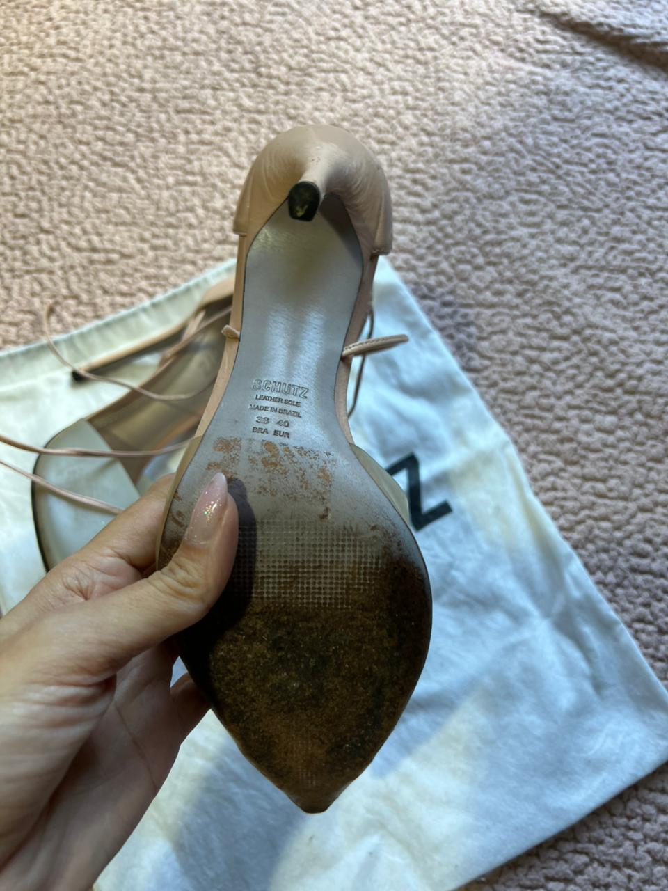 Scarpin Schutz com transparência - n38