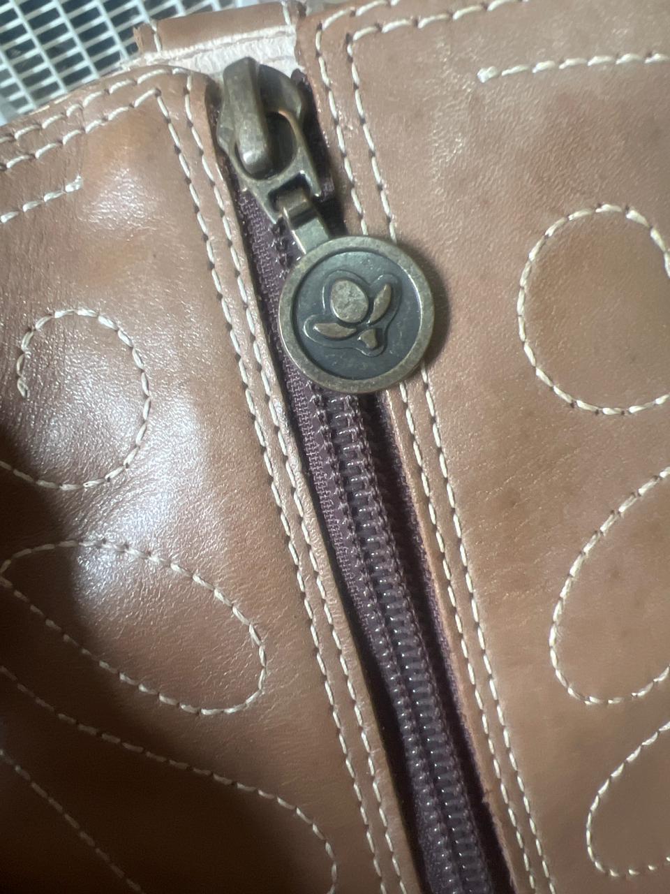 Bota cano médio - marrom - n38 - couro legítimo