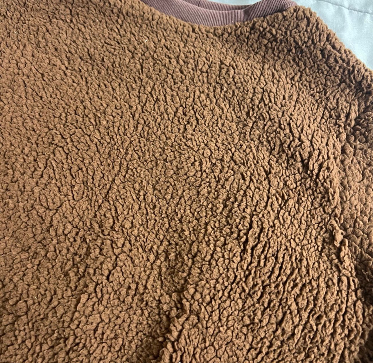 Moletom Teddy marrom - Médio - M - 38